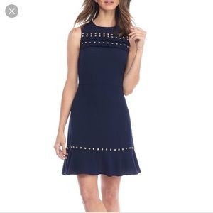 Michael Kors True Navy Sleeveless Dress XXS